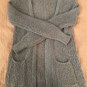 Cozy blue cardigan